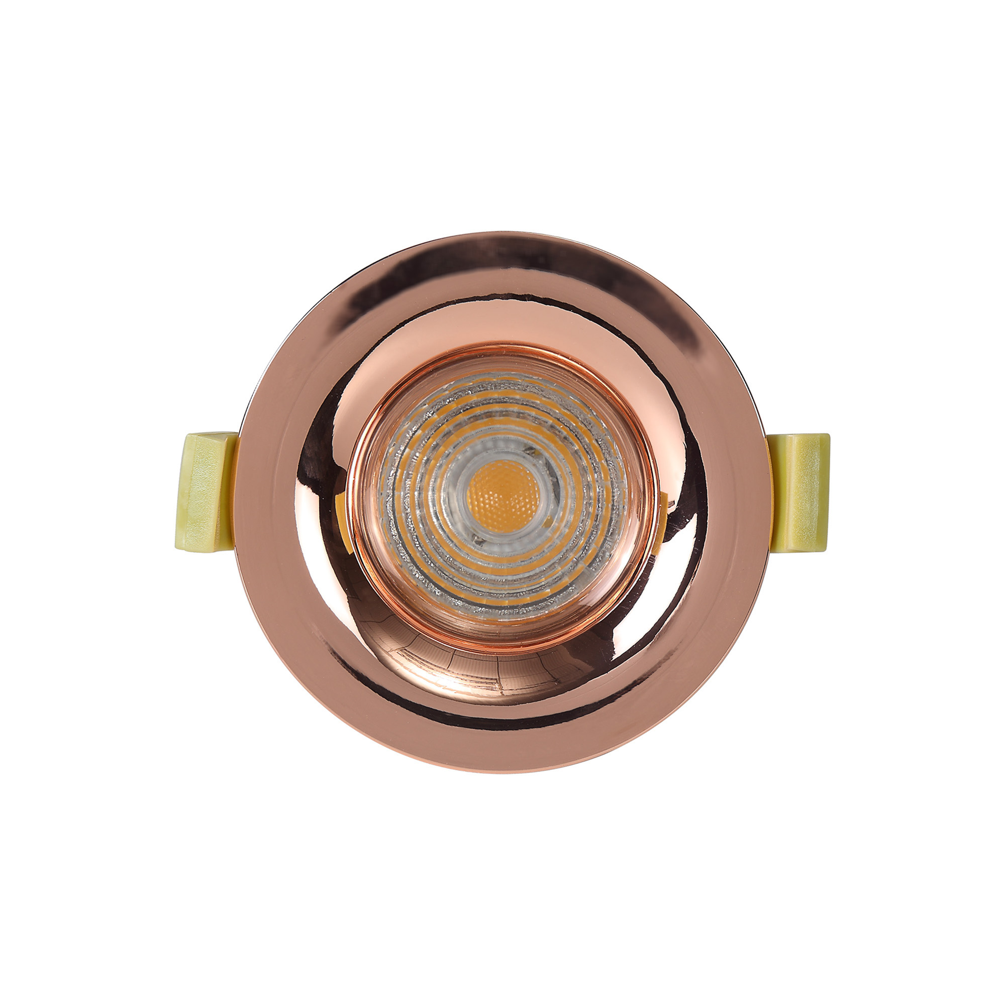 Bruve GU10 Recessed Round Rose Gold IP65 Downlighter, Cut-Out 68mm DX200406  Dlux Bruve IP65